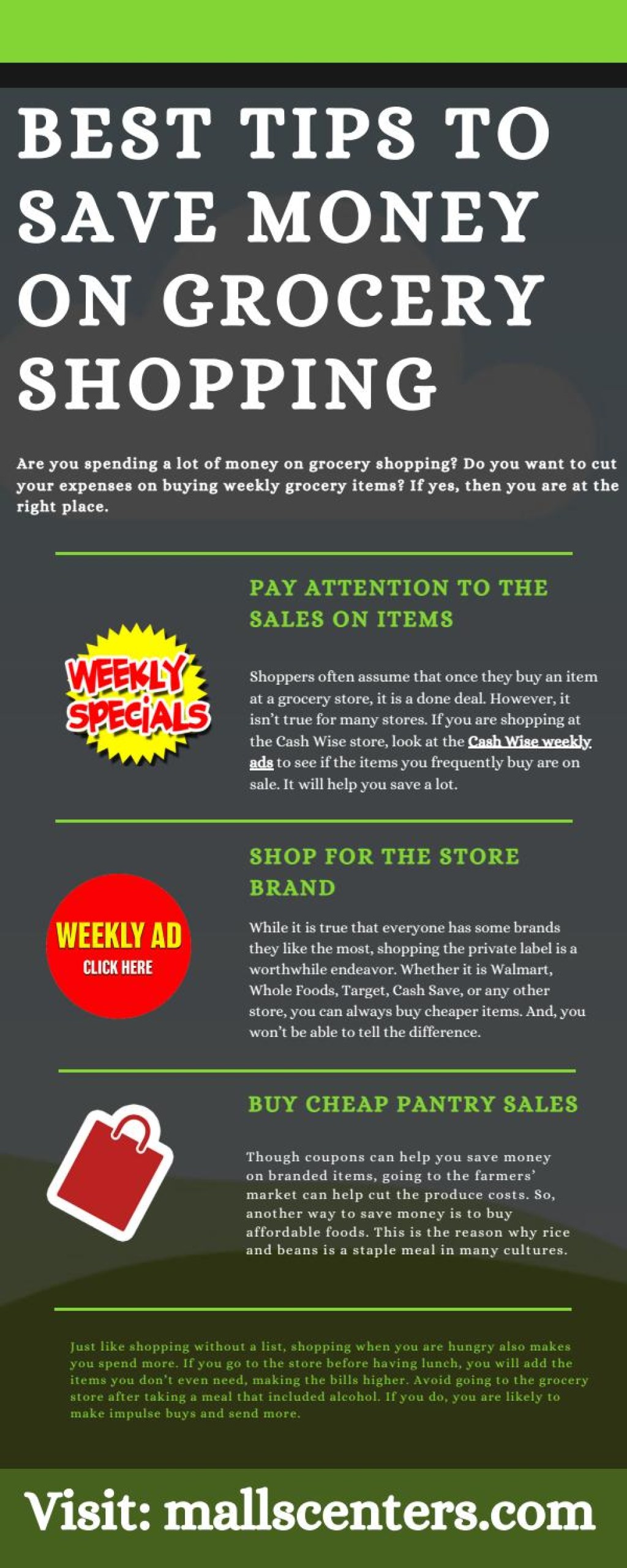 Picture of: Best tips to save money on grocery shopping.