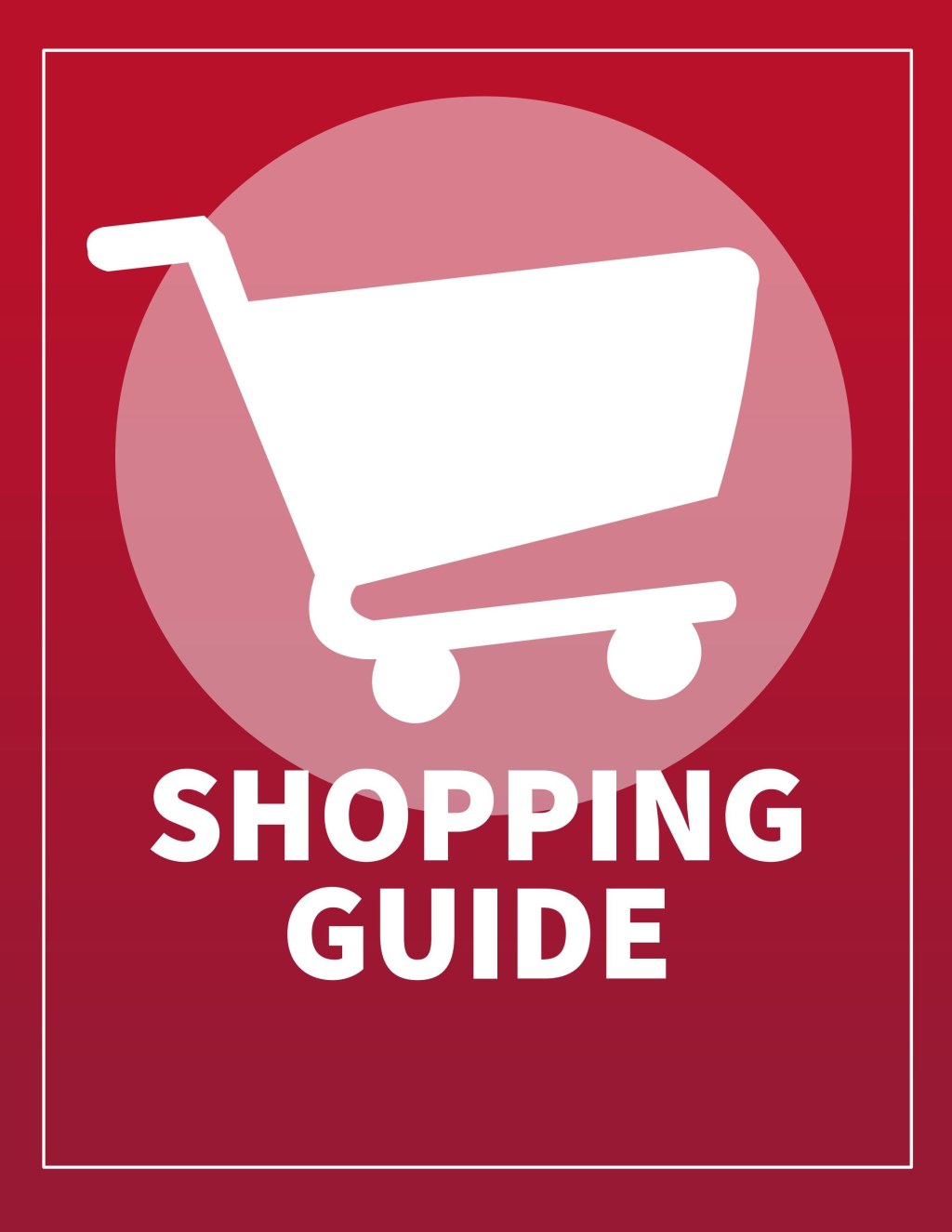 Picture of: Shopping Guide  by WashU Student Transitions & Family Programs